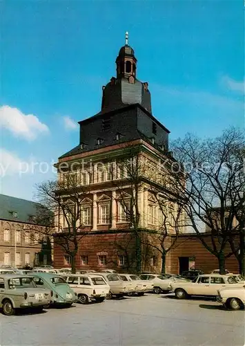 AK / Ansichtskarte Trier Der Rote Turm Glockenturm der Ev Basilika Trier