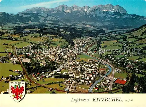 AK / Ansichtskarte Kitzbuehel_Tirol Fliegeraufnahme Kitzbuehel Tirol
