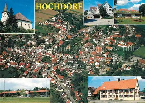 AK / Ansichtskarte Hochdorf_Plochingen Fliegeraufnahme Teilansichten Hochdorf Plochingen