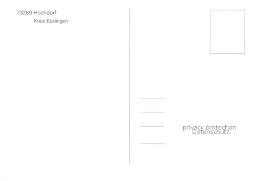 AK / Ansichtskarte Hochdorf_Plochingen Fliegeraufnahme Teilansichten Hochdorf Plochingen