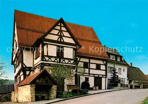 AK / Ansichtskarte Niederalfingen Vogteigebaeude mit Heimatmuseum Niederalfingen