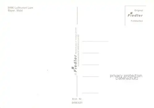 AK / Ansichtskarte Lam_Oberpfalz Panorama Lam_Oberpfalz