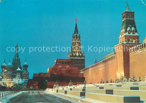 AK / Ansichtskarte Moscow_Moskva Red Square Moscow Moskva