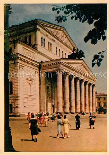 AK / Ansichtskarte Moscow_Moskva Bolshoi Theater Moscow Moskva