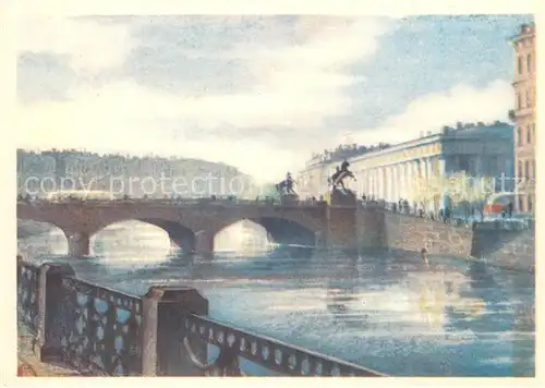 St_Petersburg_Leningrad Anitschkow Bruecke St_Petersburg_Leningrad