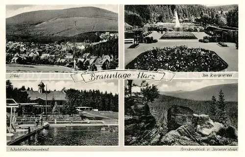 Braunlage Total Kurgarten Waldschwimmbad Brockenblick Braunlage