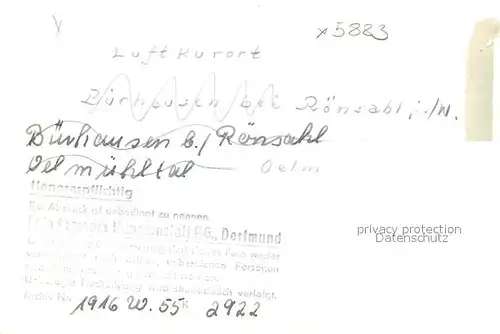 Buerhausen Bachpartie Buerhausen