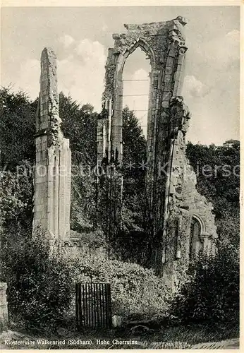 Walkenried Klosterruine Hohe Chorruine Walkenried