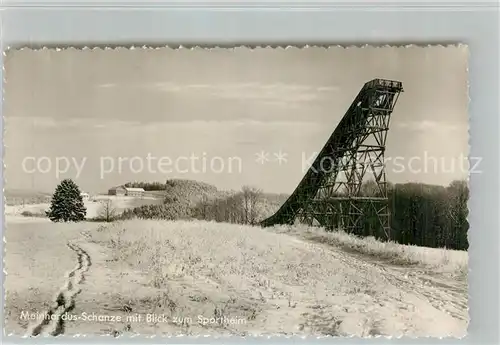 Meinerzhagen Meinhardus Schanze mit Sportheim Meinerzhagen