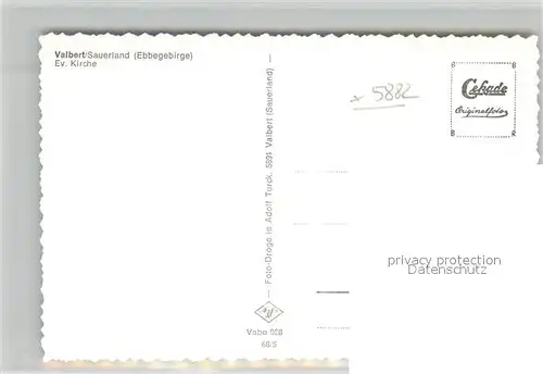 Valbert Kirche innen Valbert