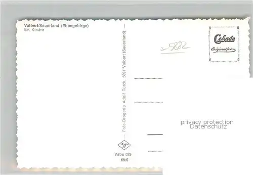 Valbert Kirche innen Valbert