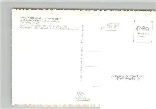 Valbert Muehlhofe Hotel Restaurant Hubertus Hof  Valbert