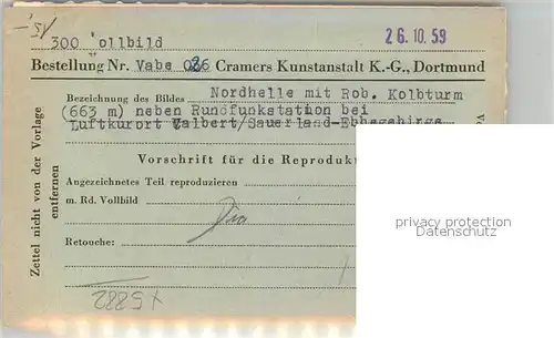 Valbert Kolbturm neben Rundfunkstation  Valbert