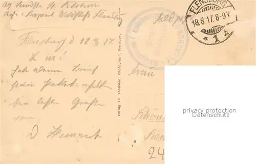 Flensburg Gymnasium Park Denkmal Flensburg