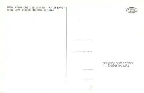 Ratzeburg Dom Heinrichs des Loewen Nachtaufnahme Ratzeburg