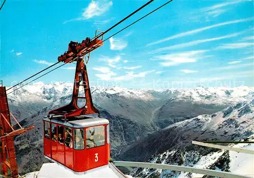 AK / Ansichtskarte Seilbahn oetztaler Gletscherbahn  Seilbahn