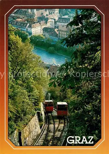 AK / Ansichtskarte Bergbahn Schlossbergbahn Graz Bergbahn