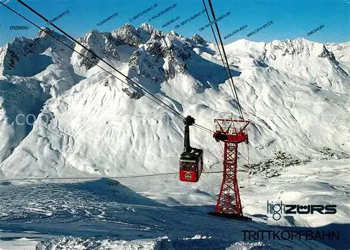 AK / Ansichtskarte Seilbahn Trittkopf Zuers am Arlberg Madloch  Seilbahn