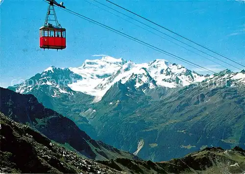 AK / Ansichtskarte Seilbahn Telepherique des Attelas Verbier Grand Combin Seilbahn