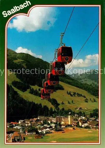 AK / Ansichtskarte Seilbahn Zwoelferkogel Saalbach Seilbahn