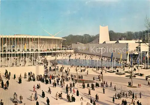 AK / Ansichtskarte Exposition_Universelle_Bruxelles_1958 Pavillons des U.S.A. Saint Siege  Exposition_Universelle