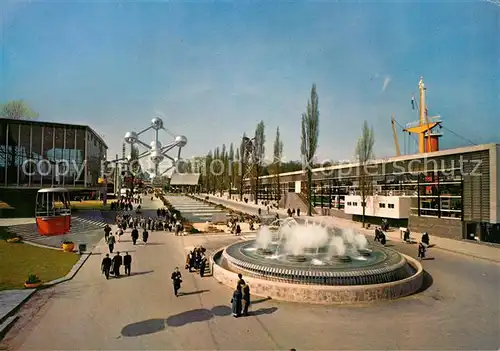 AK / Ansichtskarte Exposition_Universelle_Bruxelles_1958 Avenue de Benelux Exposition_Universelle