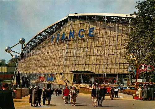 AK / Ansichtskarte Exposition_Universelle_Bruxelles_1958 Pavillon de la France  Exposition_Universelle