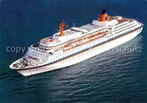 AK / Ansichtskarte Schiffe_Ships_Navires MS Europa Fliegeraufnahme Schiffe_Ships_Navires