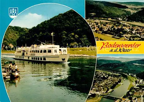 AK / Ansichtskarte Schiffe_Ships_Navires Bodenwerder Weser  Schiffe_Ships_Navires