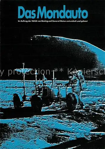 AK / Ansichtskarte Raumfahrt Mondauto NASA  Raumfahrt