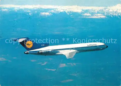 AK / Ansichtskarte Lufthansa Europa Jet B727 Lufthansa