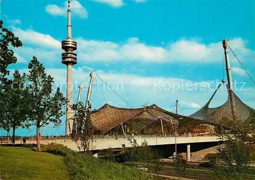 AK / Ansichtskarte Olympia Olympiaturm Olympiastadion Muenchen  Olympia
