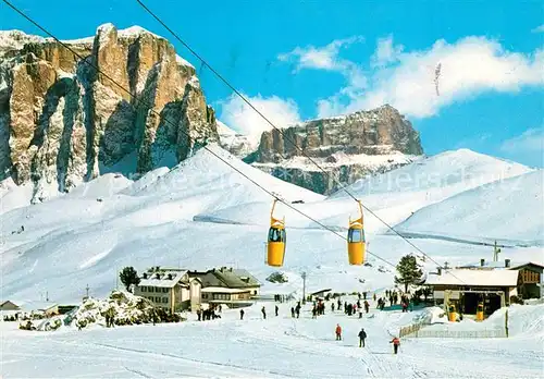 AK / Ansichtskarte Seilbahn Rifugio Passo Sella Torri del Sella Dolomiti Seilbahn