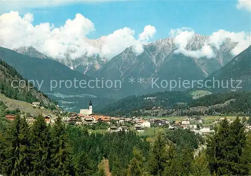 AK / Ansichtskarte Arzl_Pitztal Gesamtansicht mit Alpenpanorama Arzl Pitztal