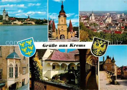 AK / Ansichtskarte Krems_Donau Stein Krems Steiner Tor Stadtmitte Goeglhaus Alte Post Wegscheid Krems Donau