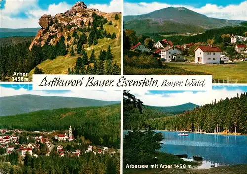 AK / Ansichtskarte Bayerisch_Eisenstein Landschaftspanorama Arber Arbersee Bayerischer Wald Bayerisch_Eisenstein