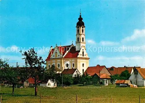 AK / Ansichtskarte Steinhausen_Bad_Schussenried Wallfahrtskirche 18. Jhdt. Steinhausen_Bad