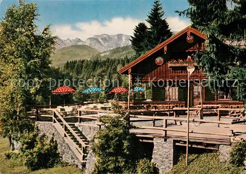 AK / Ansichtskarte Bad_Toelz Waldherralm mit Benediktenwand Bayerische Voralpen Bad_Toelz