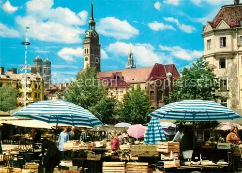 AK / Ansichtskarte Muenchen Viktualienmarkt Muenchen