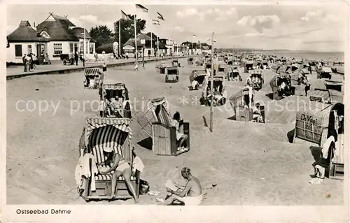 AK / Ansichtskarte Dahme_Ostseebad Strand Dahme_Ostseebad