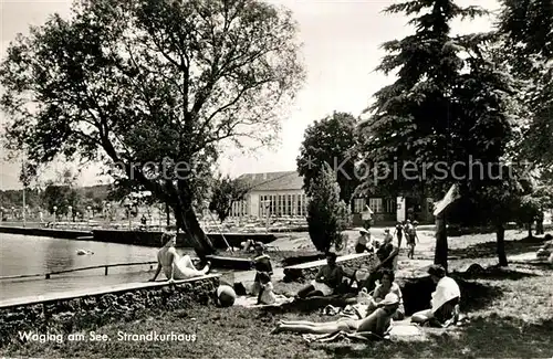 AK / Ansichtskarte Waging_See Strandkurhaus Waging_See