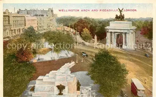 AK / Ansichtskarte London Wellington Arch Piccadilly London