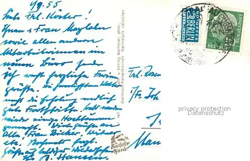 AK / Ansichtskarte Grainau Alpspitze Kl. Waxenstein  Grainau