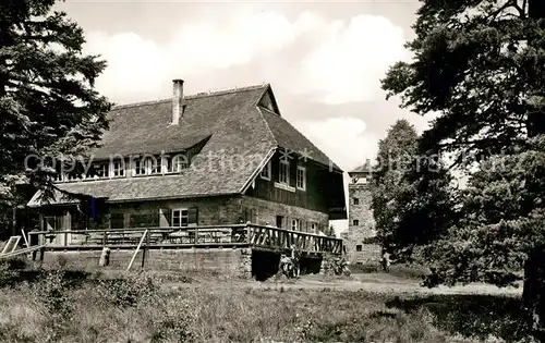 AK / Ansichtskarte Loffenau_Bad_Herrenalb Hoehengasthaus Teufelsmuehle Loffenau_Bad_Herrenalb
