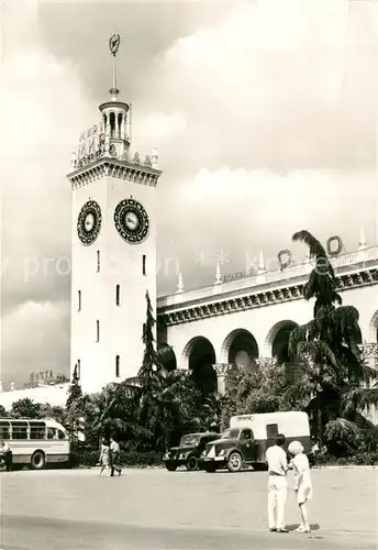 AK / Ansichtskarte Sotschi Bahnhof Sotschi