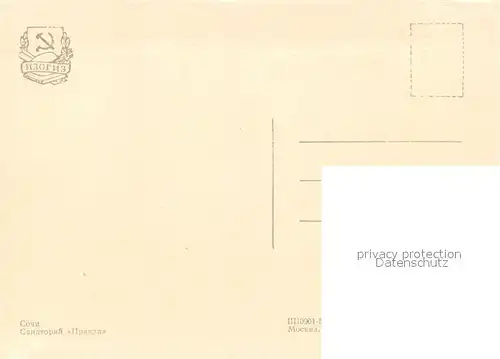 AK / Ansichtskarte Sotschi Sanatorium Prawda Sotschi