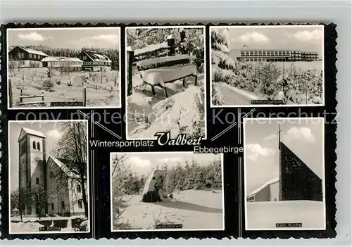 AK / Ansichtskarte Valbert Landschulheim Kirche Erholungsheim Gedenkstein Valbert