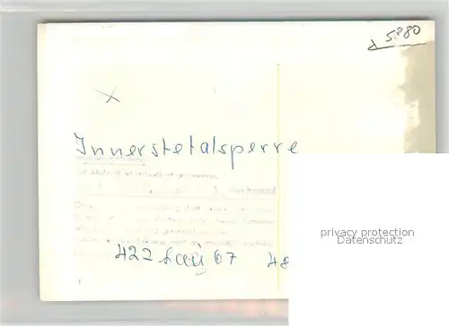 AK / Ansichtskarte Innerstetalsperre Gasthaus Innerstetalsperre