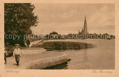 AK / Ansichtskarte Schleswig_Holstein Kirche Strandweg Schleswig_Holstein