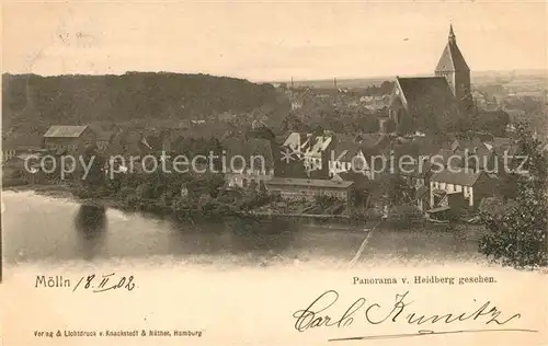 AK / Ansichtskarte Moelln_Lauenburg Panorama von Heidberg  Moelln_Lauenburg
